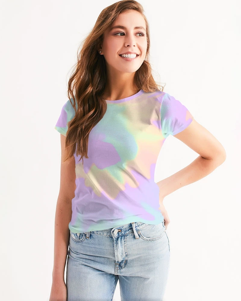 Harlow & Lloyd Lilac Mint Tie Dye Women's Tee T Shirts & Tanks 4 Harlow & Lloyd Lilac Mint Tie Dye Women's Tee T Shirts & Tanks