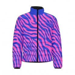 Harlow & Lloyd Jackets Electric Zebra Lightweight Puffer Jacket