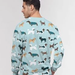 Harlow & Lloyd Dog Pawty Men's Classic French Terry Pullover Sweatshirt Sweatshirts & Pullovers