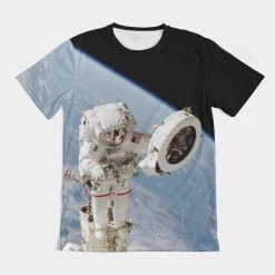 Harlow & Lloyd T Shirts & Tanks Astronaut In Space Men's Tee