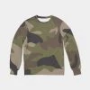 Harlow & Lloyd Woodland Camo Men's French Terry Pullover Sweatshirt Sweatshirts & Pullovers