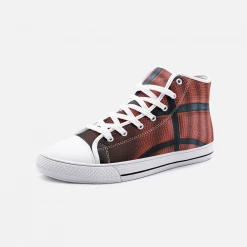 Harlow & Lloyd Basketball Leather High Top Canvas Shoes