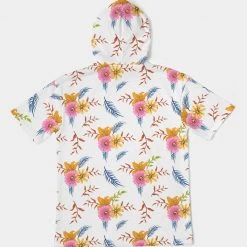 Harlow & Lloyd White Summer Floral Men's Premium Heavyweight Short Sleeve Hoodie Hoodies 11 Harlow & Lloyd White Summer Floral Men's Premium Heavyweight Short Sleeve Hoodie Hoodies