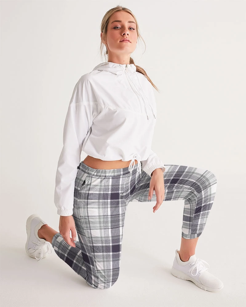 Harlow & Lloyd Black & White Tartan Check Lightweight Women's Track Pants Pants & Joggers 3 Harlow & Lloyd Black & White Tartan Check Lightweight Women's Track Pants Pants & Joggers