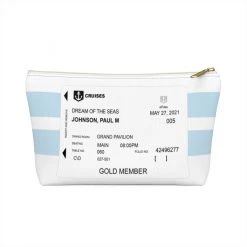 Printify Accessories Personalized Cruise ID Accessory Pouch
