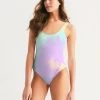Harlow & Lloyd Lilac Mint Tie Dye Women's One-Piece Swimsuit