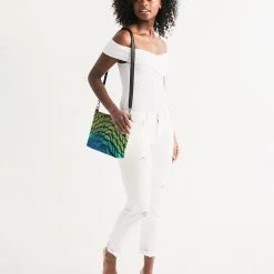 Harlow & Lloyd Vivid Peacock Daily Zip Pouch