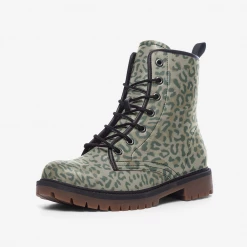 Harlow & Lloyd Soldier Camo Lace Up Boots