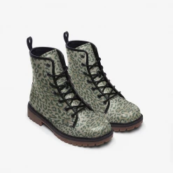 Harlow & Lloyd Soldier Camo Lace Up Boots