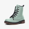Harlow & Lloyd Mint Green Lace Up Boots Shoes