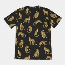 Harlow & Lloyd Black Leopards Men's Tee T Shirts & Tanks