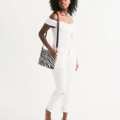 Harlow & Lloyd Zebra Print Daily Zip Pouch Bags