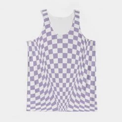Harlow & Lloyd T Shirts & Tanks Purple Check Men's Tank