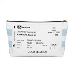 Printify Accessories Personalized Cruise ID Accessory Pouch