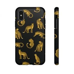 Printify Black Leopards Tough Phone Case