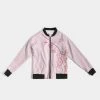 Harlow & Lloyd Pink Cherry Blossom Women's Bomber Jacket Jackets 2 Harlow & Lloyd Pink Cherry Blossom Women's Bomber Jacket Jackets