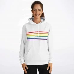 Subliminator Rainbow Thin Stripes Unisex Hoodie 13 Subliminator Rainbow Thin Stripes Unisex Hoodie