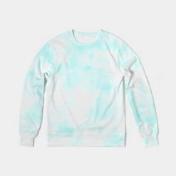 Harlow & Lloyd Sweatshirts & Pullovers Blue Cloud Pastel Tie Dye French Terry Pullover Sweatshirt