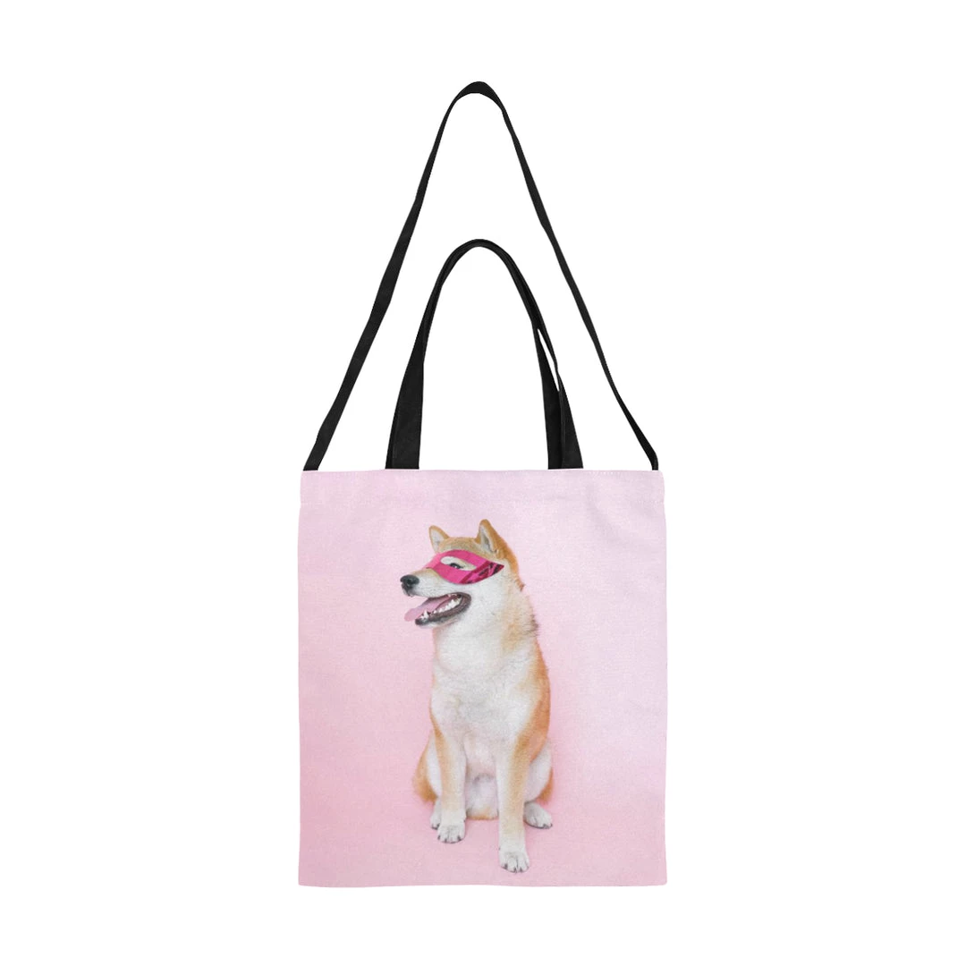 Interestprint Bags Medium Canvas Tote With Custom Photo 5 Interestprint Bags Medium Canvas Tote With Custom Photo