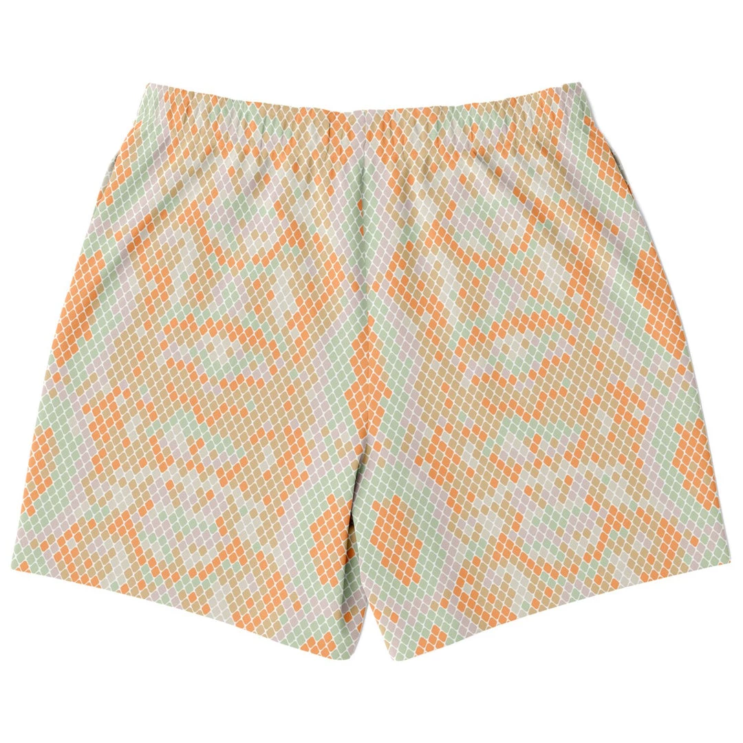 Subliminator Green & Orange Snake Fleece Shorts 5 Subliminator Green & Orange Snake Fleece Shorts