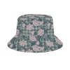 Harlow & Lloyd Accessories Baroque Floral Plaid Bucket Hat