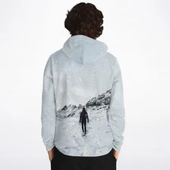 Subliminator Hoodies Snow Hiking Unisex Fleece Hoodie