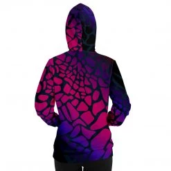 Subliminator Raspberry Giraffe Unisex Hoodie