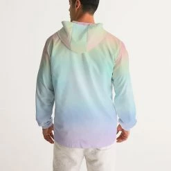 Harlow & Lloyd Soft Rainbow Hooded Windbreaker 14 Harlow & Lloyd Soft Rainbow Hooded Windbreaker