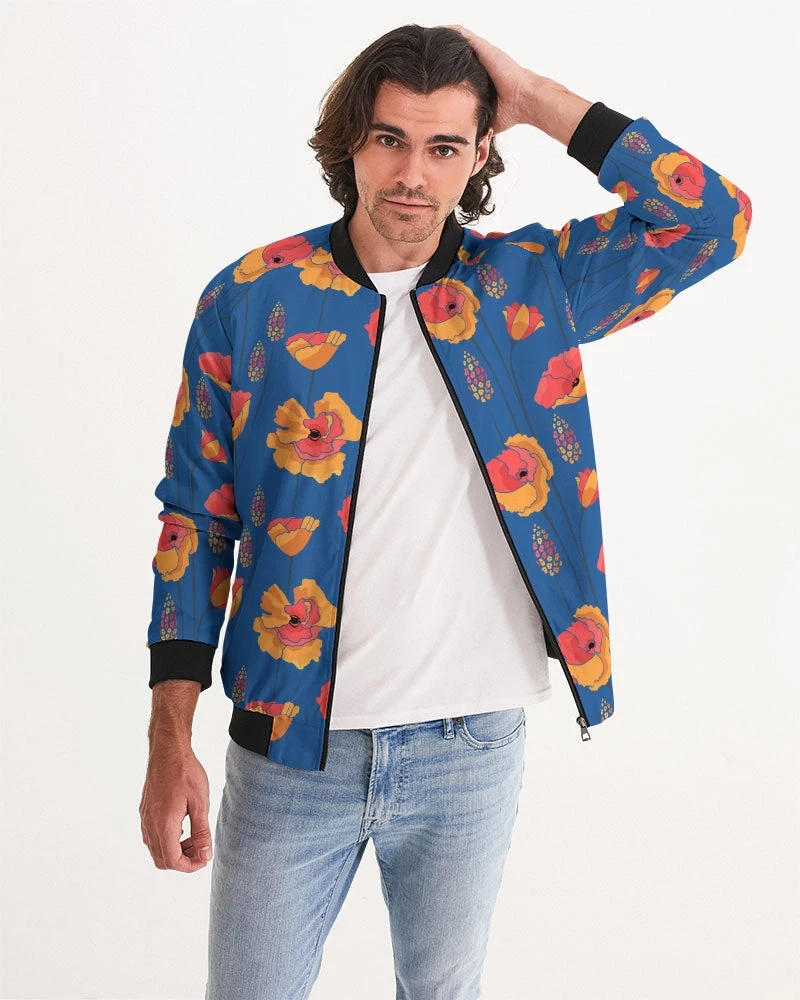 Harlow & Lloyd Jackets Wild Orange Vines Men's Bomber Jacket 6 Harlow & Lloyd Jackets Wild Orange Vines Men's Bomber Jacket