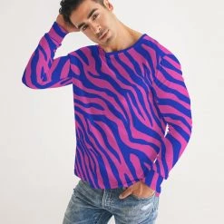 Harlow & Lloyd Electric Zebra Men's Long Sleeve Tee T Shirts & Tanks