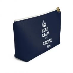 Printify Keep Calm & Cruise On Accessory Pouch Accessories