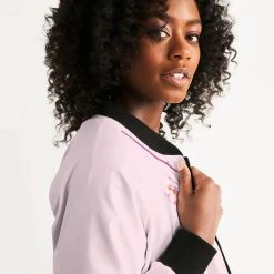 Harlow & Lloyd Pink Cherry Blossom Women's Bomber Jacket Jackets