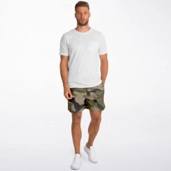 Subliminator Woodland Camo Fleece Shorts