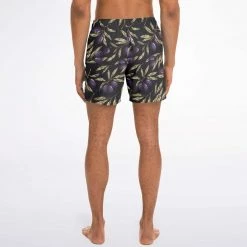 Subliminator Olive Tree Charcoal Swim Shorts