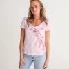 Harlow & Lloyd T Shirts & Tanks Pink Cherry Blossom Women's V-Neck Tee