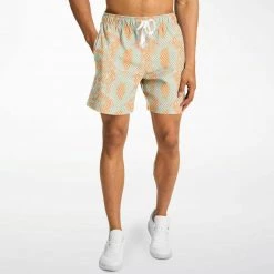 Subliminator Green & Orange Snake Fleece Shorts 14 Subliminator Green & Orange Snake Fleece Shorts