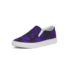 Harlow & Lloyd Midnight Purple Floral Women's Slip-On Canvas Shoe