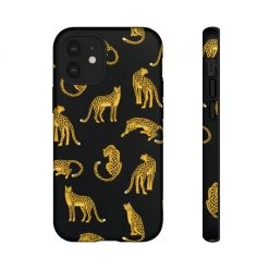 Printify Black Leopards Tough Phone Case