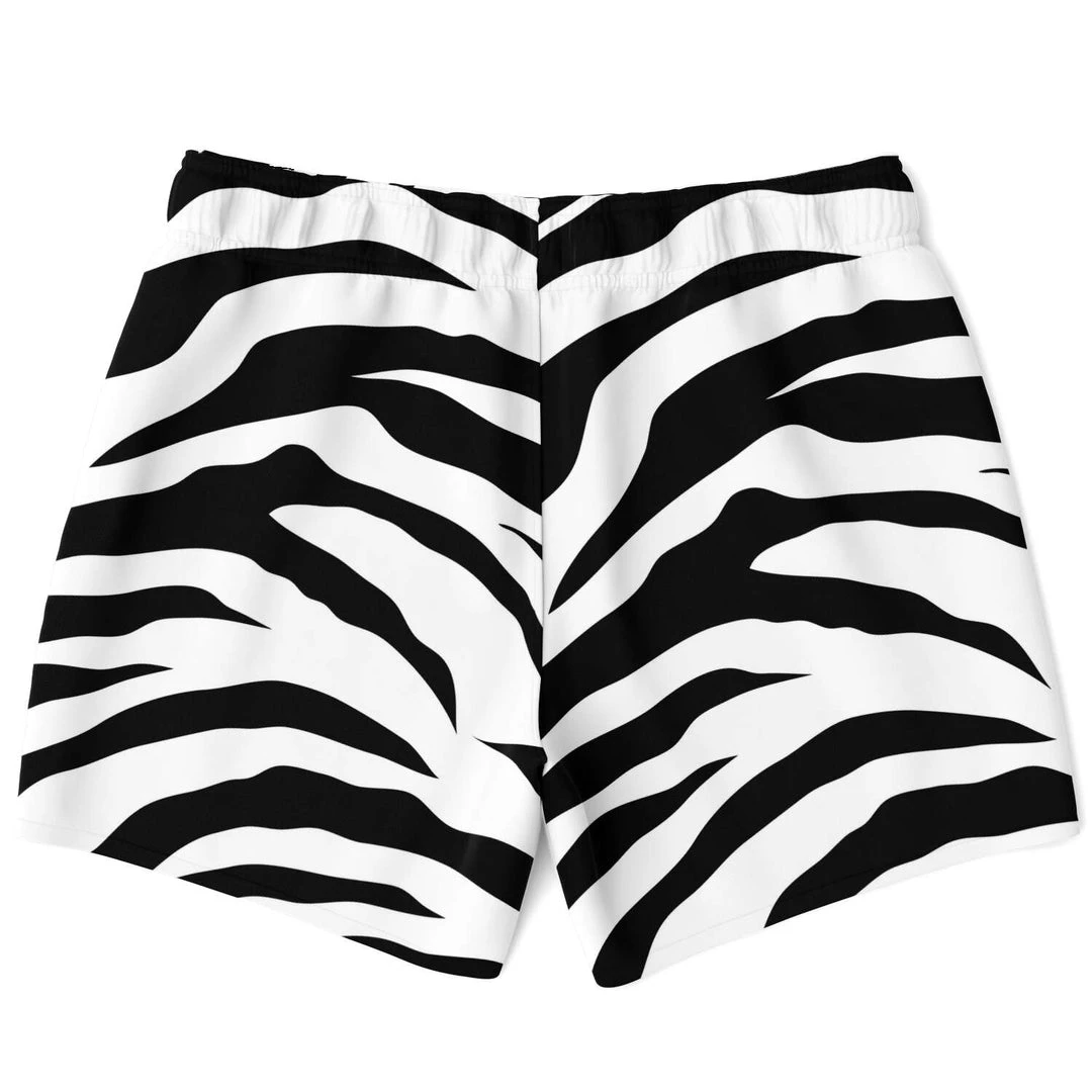 Subliminator Men White Tiger Swim Shorts 4 Subliminator Men White Tiger Swim Shorts