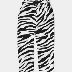 Harlow & Lloyd White Tiger Women's Belted Tapered Pants Pants & Joggers 12 Harlow & Lloyd White Tiger Women's Belted Tapered Pants Pants & Joggers