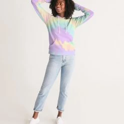 Harlow & Lloyd Lilac Mint Tie Dye Women's Hoodie Hoodies