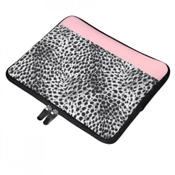 ThisNew Personalized Laptop Sleeve - Pink & Leopard Print Laptop Sleeves