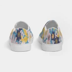 Harlow & Lloyd Blue Frisky Floral Women's Slip-On Canvas Shoe Shoes