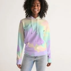 Harlow & Lloyd Lilac Mint Tie Dye Women's Hoodie Hoodies