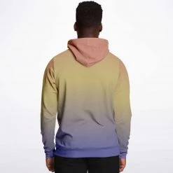 Subliminator Purple Earth Ombre Fade Unisex Hoodie