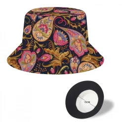 Harlow & Lloyd Accessories Blue Paisley Sensation Bucket Hat