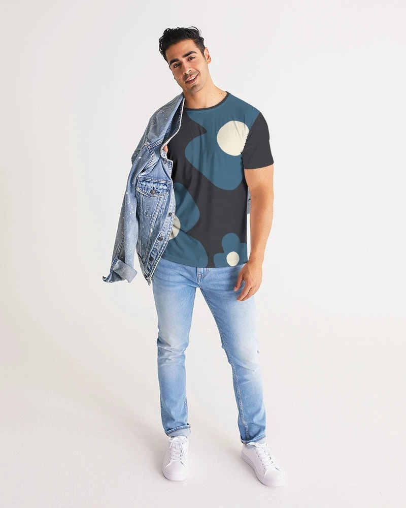 Harlow & Lloyd Abstract Flowers Men's T Shirt 8 Harlow & Lloyd Abstract Flowers Men's T Shirt