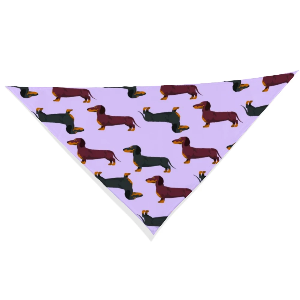 ThisNew Dachshund Dog Bandana / Scarf In Soft Berry 3 ThisNew Dachshund Dog Bandana / Scarf In Soft Berry