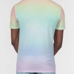 Harlow & Lloyd Soft Rainbow Slim Fit Short Sleeve Polo T Shirts & Tanks