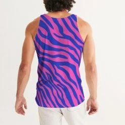 Harlow & Lloyd Electric Zebra Men's Tank T Shirts & Tanks
